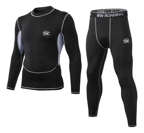 Conjunto De Ropa Interior Térmica Hombre - A Pedido S Azul