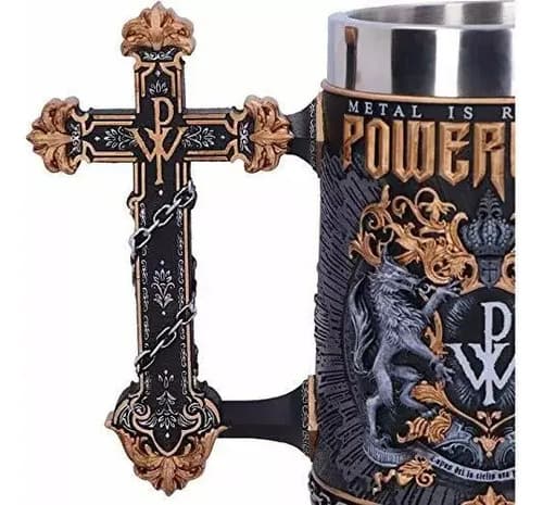 Jarra Tankard Powerwolf - A Pedido_exkarg Negro 4