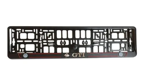 Porta Patente Black 3d Volkswagen Gti - A Pedido_exkarg 3