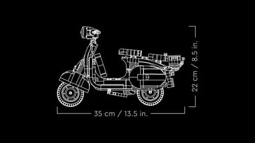 Lego Vespa 125 Cantidad De Piezas 1106 - A Pedido_exkarg 1106 9