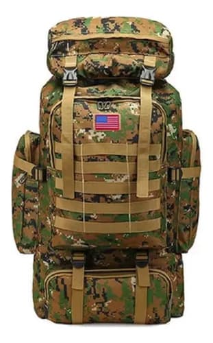 Mochila Outdoor Military Tactical - A Pedido_exkarg Negro X