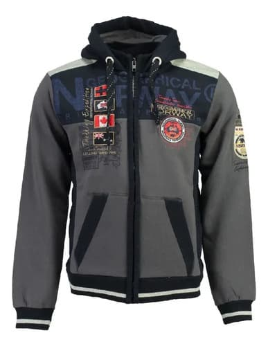 Buzo Geographical Norway Grey - A Pedido_exkarg S Gris 2