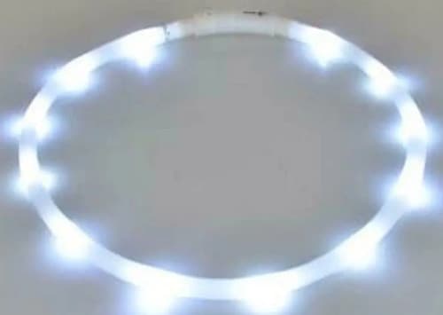 Collar Led Silicona Con Luz Para Gatos - A Pedido_exkarg Rojo 5