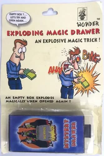 Caja Magica Explosiva De Broma - A Pedido_exkarg Azul 4