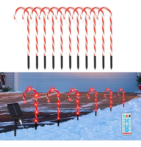 Pack Luces Solares Candy - A Pedido_exkarg Rojo 7