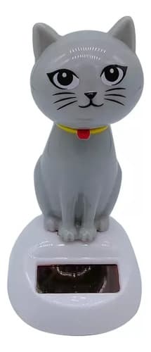 Gato Juguete Bailarin Solar - A Pedido_exkarg Gris Oscuro 3