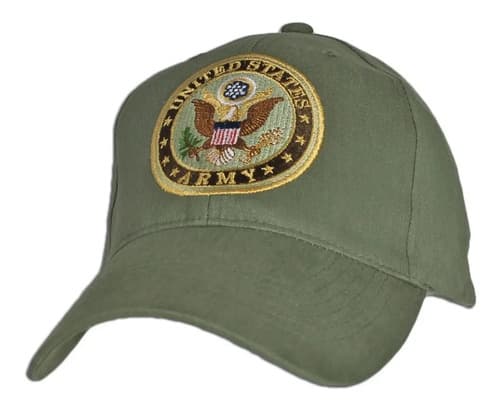 Gorra U.s. Army Hat Oficial - A Pedido_exkarg Verde Xxx