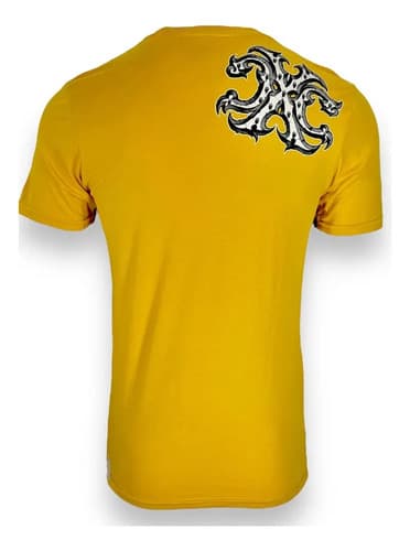 Remera Xtreme Couture By Affliction - A Pedido_exkarg Amarillo S 2