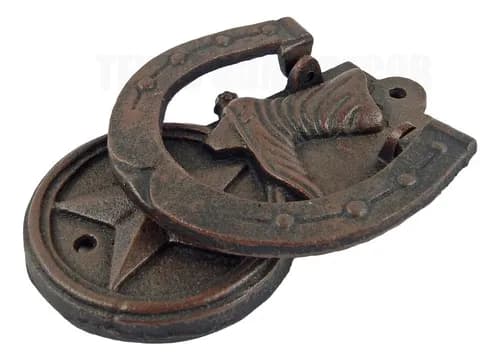 Llamador De Puertas Horseshoe Boot - A Pedido_exkarg 5