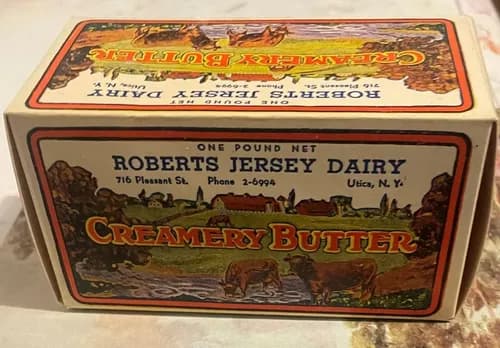 Caja Decorativa Antigua Jersey Butter - A Pedido_exkarg X 4