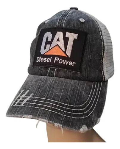 Gorra Caterpiller Diesel Power - A Pedido_exkarg Negro Xxx