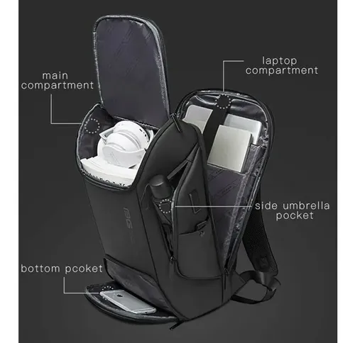 Mochila Bange Men Backpack Leisure - A Pedido_exkarg Negro 5