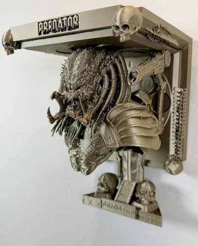 Estante De Pared De Alien Vs. Predator (avp) - A Pedido Beige