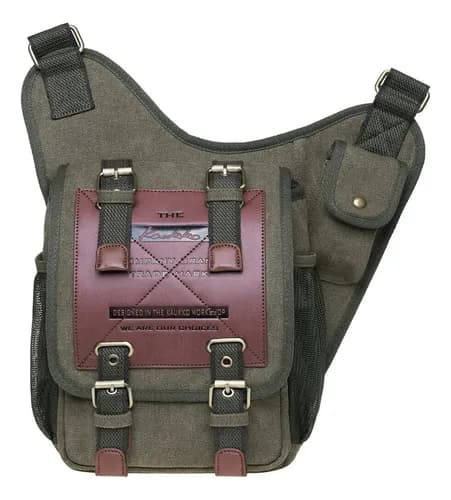 Cartera Morral Kaukko Canvas - A Pedido_exkarg Marrón 2