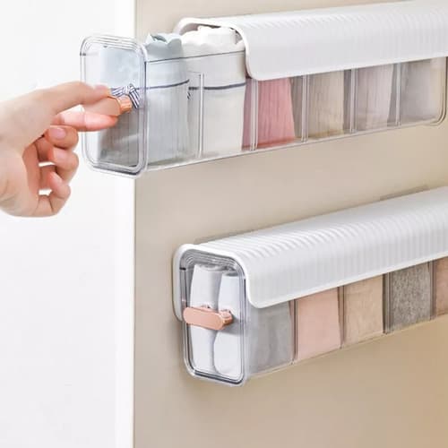 Organizador Plastico Ropa Interior - A Pedido_exkarg Transparente 8
