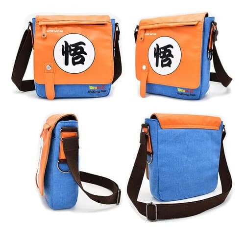 Morral Anime Dragonball Z Canvas - A Pedido_exkarg Naranja 3