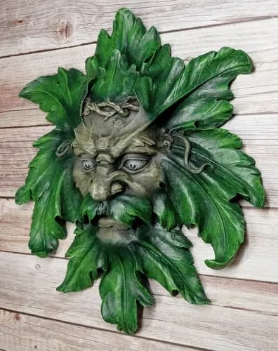 Placa Decorativa De Pared Enigma - A Pedido_exkarg Green Face 4