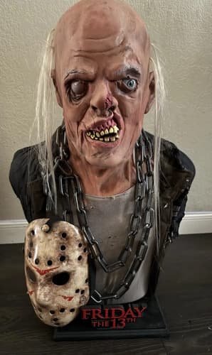 Busto Friday The 13th Jason Voorhees 1:1 - A Pedido_exkarg Piel