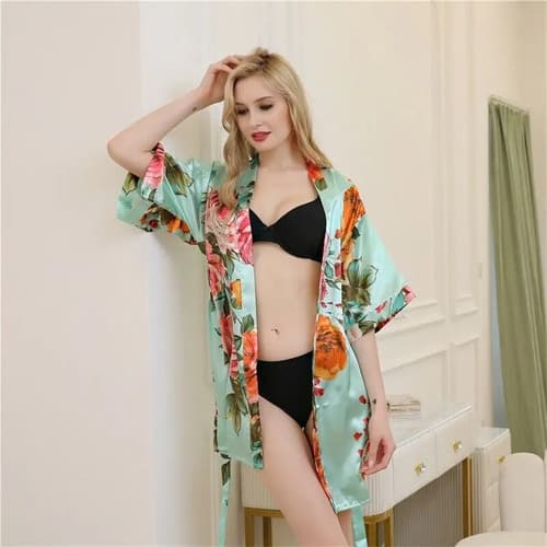 Pijama De Mujer Saten Japanese - A Pedido_exkarg Rojo Xxx 7