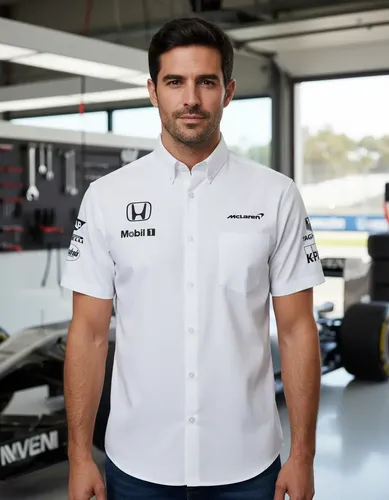 Camisa Official Mclaren Honda (m)_exkarg Blanco M