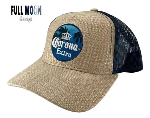 Gorra Corona Extra Beer Straw - A Pedido_exkarg Marrón M 3
