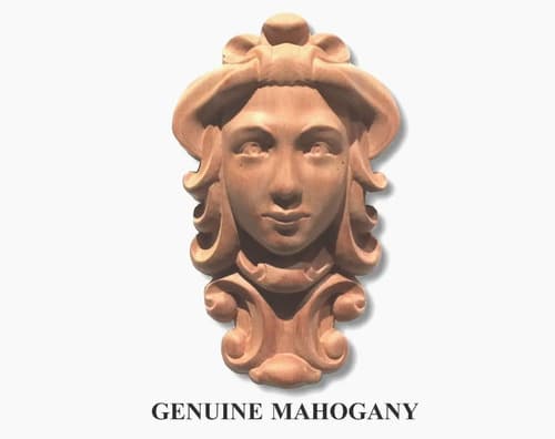 Escultura Hand Carved, Mahogany Lady - A Pedido_exkarg Marrón 2