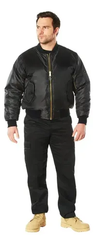 Campera Concealed Carry Ma-1 Flight - A Pedido_exkarg Negro 38 X 2