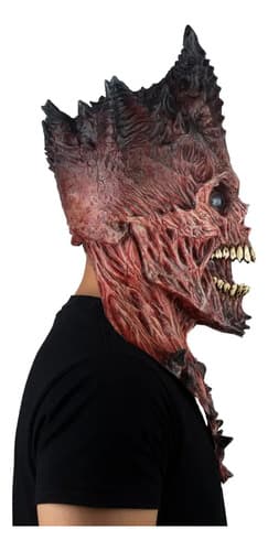 Máscara De Demonio De Tierra King Reaper Flesh Ghoulish Color Rojo Demons 2