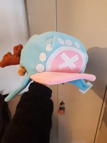 Sombrero De Tony Tony Chopper De One Piece, Rosa Y Celeste Chopper Rosa Celeste Único Liso 2