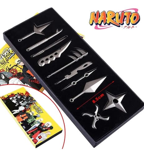 Disfraz Anime Naruto Set De Accesorios - A Pedido_exkarg Plata 3