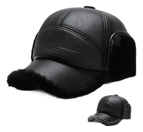 Gorra Con Orejeras Winter - A Pedido_exkarg Negro M