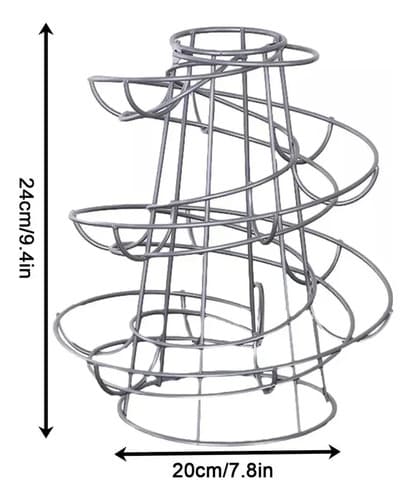 Huevera Espiral Vintage - A Pedido_exkarg Negro 2