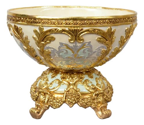 Bowl Decorativo Celine - A Pedido_exkarg Blanco
