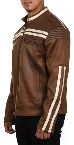 Campera Affliction Men's Faux Trident - A Pedido_exkarg Marrón 38 3
