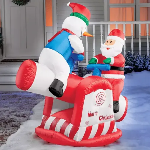 Papa Noel Inflable Diversion - A Pedido_exkarg Rojo 4