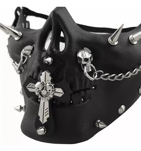 Mascara Cuero Cross Steampunk - A Pedido_exkarg Steam 5