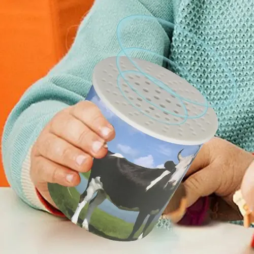 Caja De Sonido De Broma Mugido Vaca - A Pedido_exkarg Azul 2