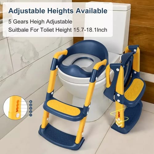 Asiento Para Inodoro Niños - A Pedido_exkarg Azul 4