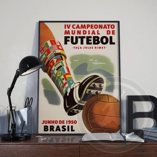 Póster De La Copa Mundial De Fútbol - A Pedido 5