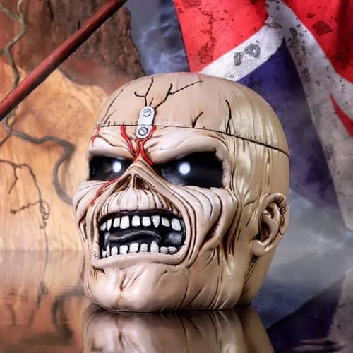 Caja Almacenamiento Iron Maiden Eddie - A Pedido_exkarg Beige / Negro / Rojo X 5