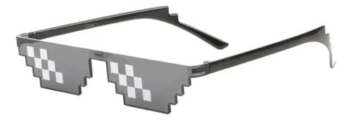 Lentes De Sol Meme Emoji Mono Gangster - A Pedido_exkarg Negro