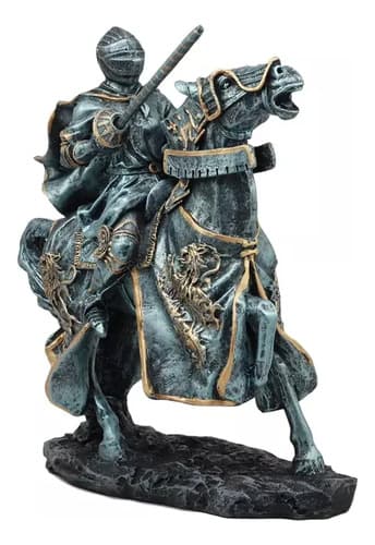 Estatua  Medieval Jousting Suit - A Pedido_exkarg Gris 3