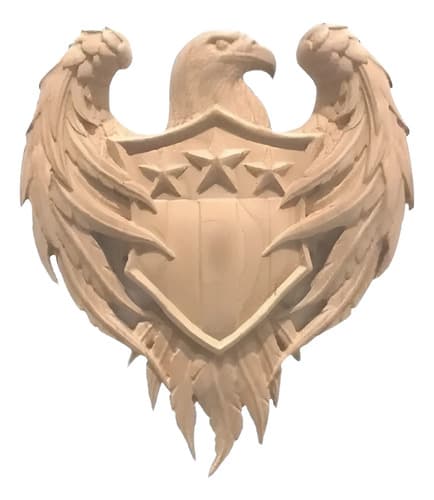 Escultura Decorativa Aguila - A Pedido_exkarg Marrón