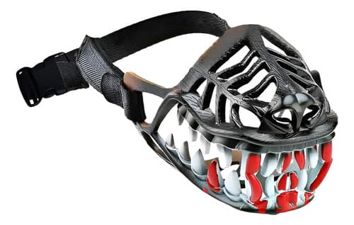 Bozal Para Perros Scary Dog - A Pedido_exkarg Mediano
