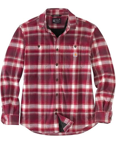Camisa Carhartt Carhartt Men's Rugged - A Pedido_exkarg Rojo Xxxx 2
