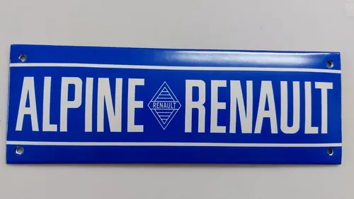 Cartel Decorativo Alpine Renault - A Pedido_exkarg X 4