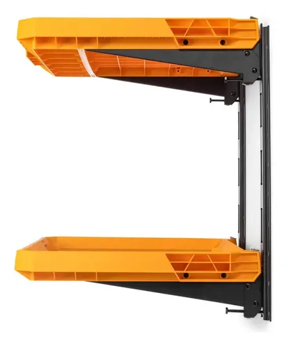 Sistema Organizador Stacktech 2 Estantes - A Pedido Negra 2