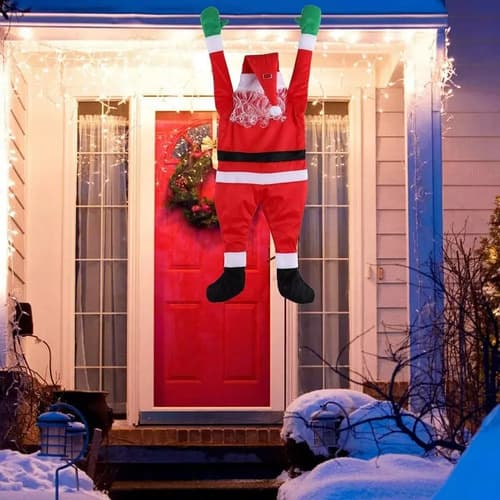 Adorno Papa Noel Colgante - A Pedido_exkarg Rojo 4