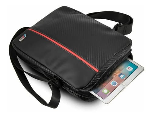 Morral Bmw® Nylon Carbon Red Original - A Pedido_exkarg Negro 2