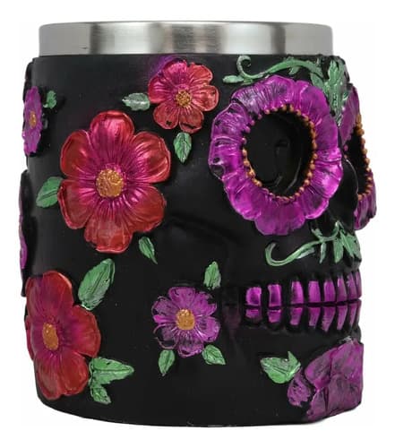 Taza De Cafe Gothic Black Red Pink Green - A Pedido_exkarg Negro 2